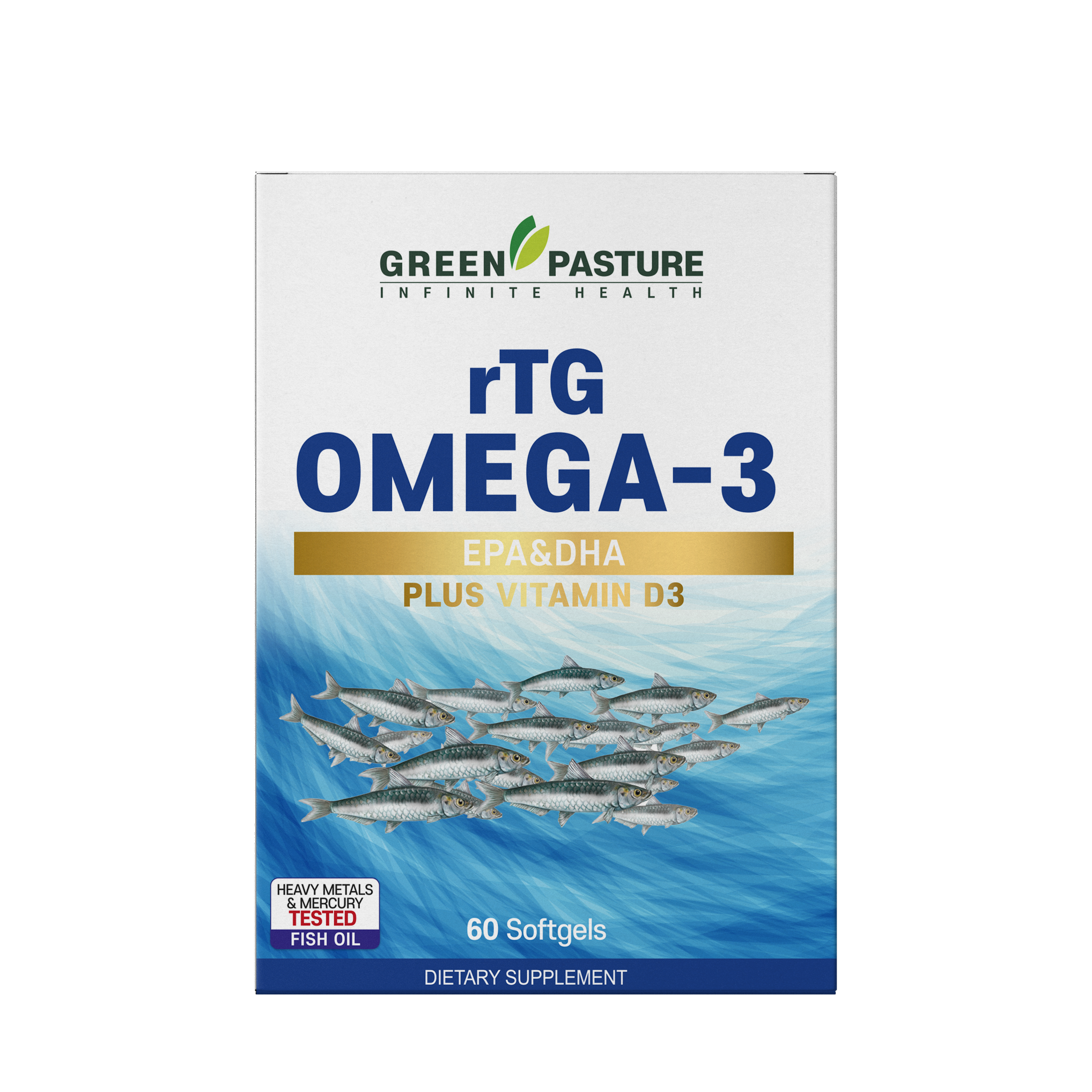 rTG Omega-3 60capsules - 365 Health Limited