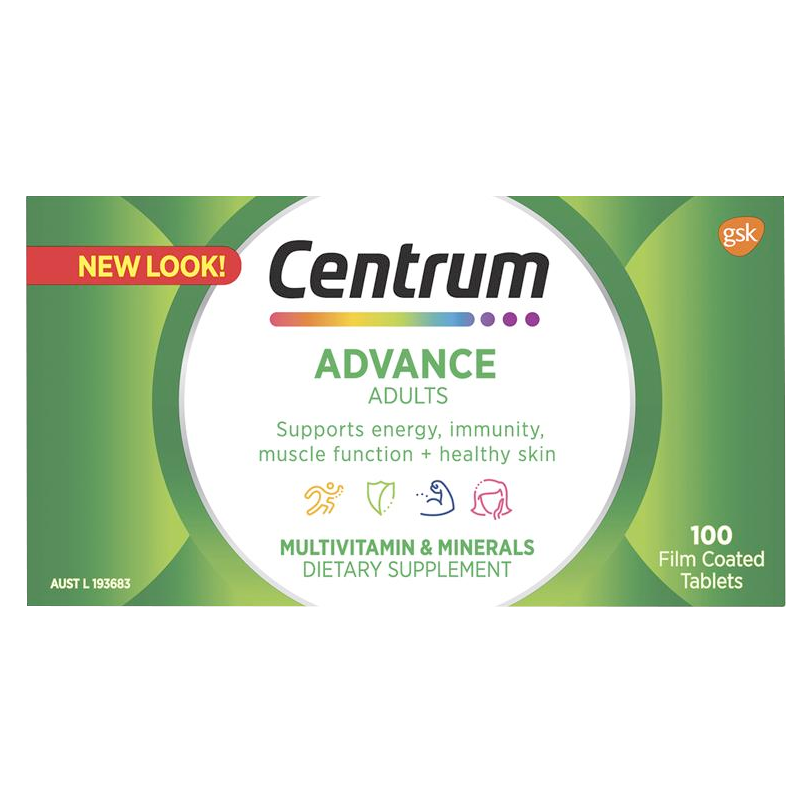 Centrum Advance for Adults 100 tablets - 365 Health Limited