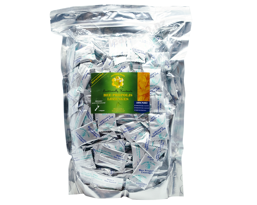 Nature Care Bee Propolis Lozenges Eucalyptus Flavour 1kg - 365 Health Limited