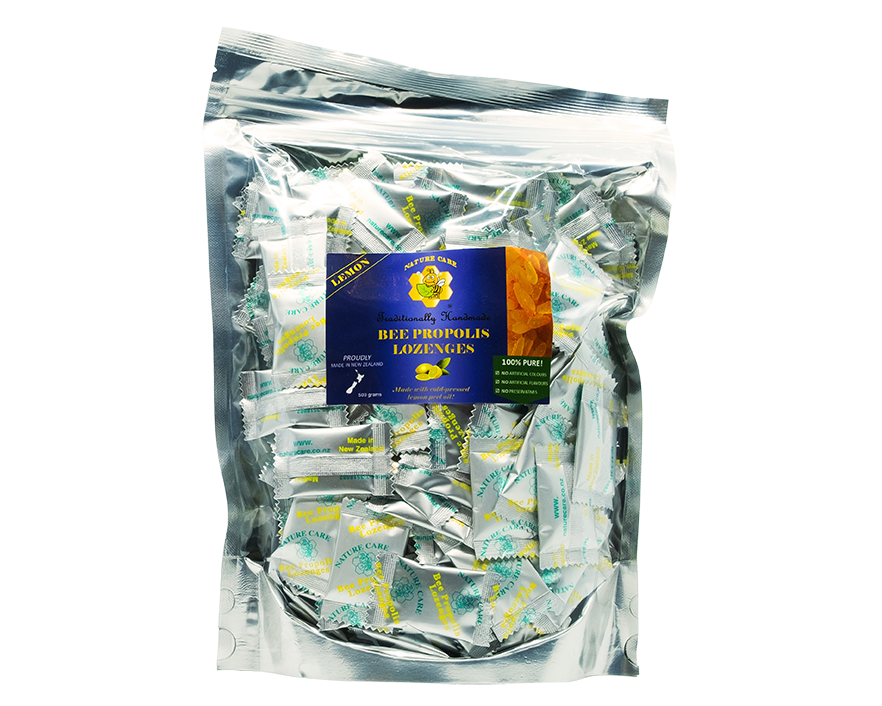 Nature Care Bee Propolis Lozenges Lemon Flavour 500g - 365 Health Limited