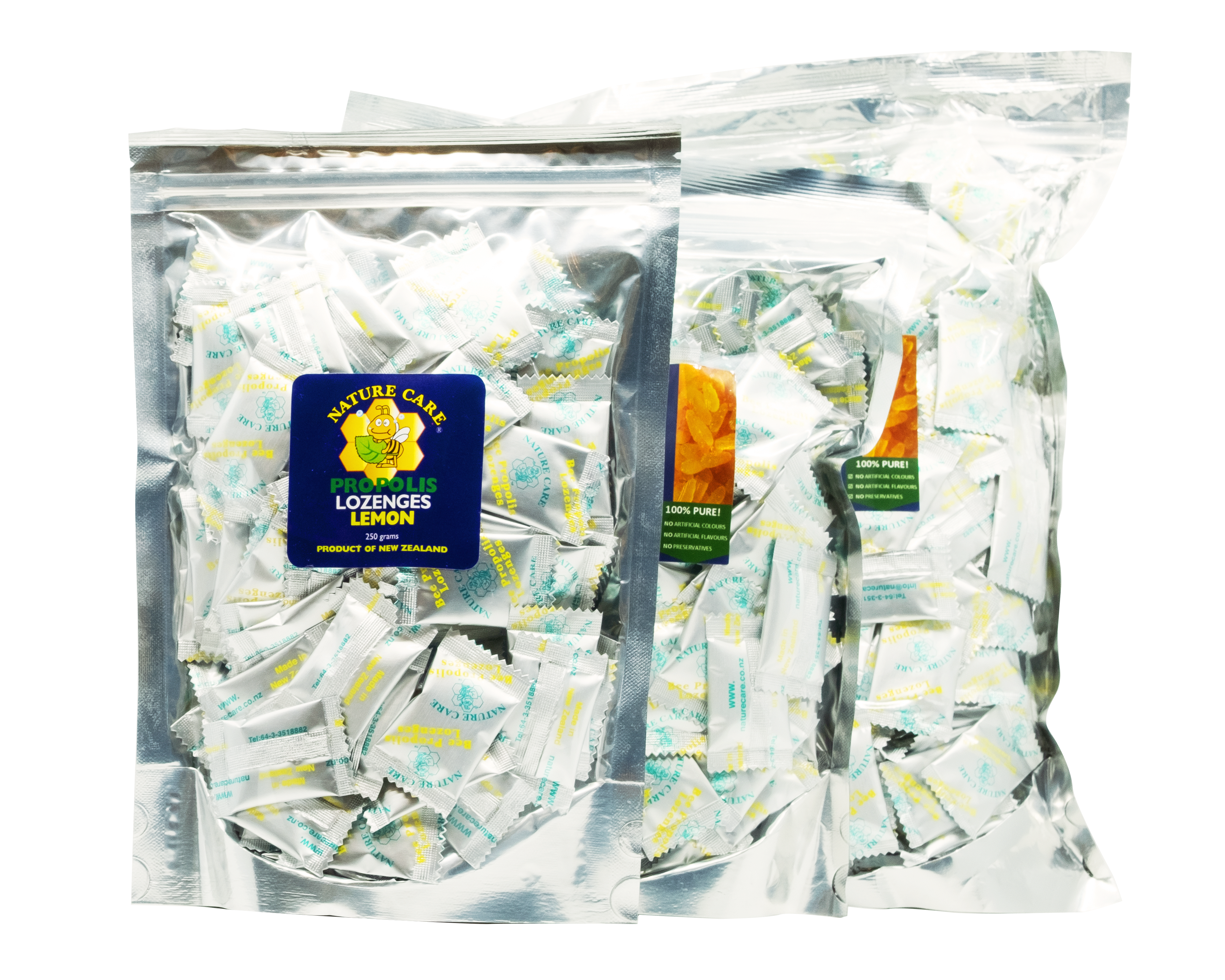 Nature Care Bee Propolis Lozenges Lemon Flavour 1kg - 365 Health Limited