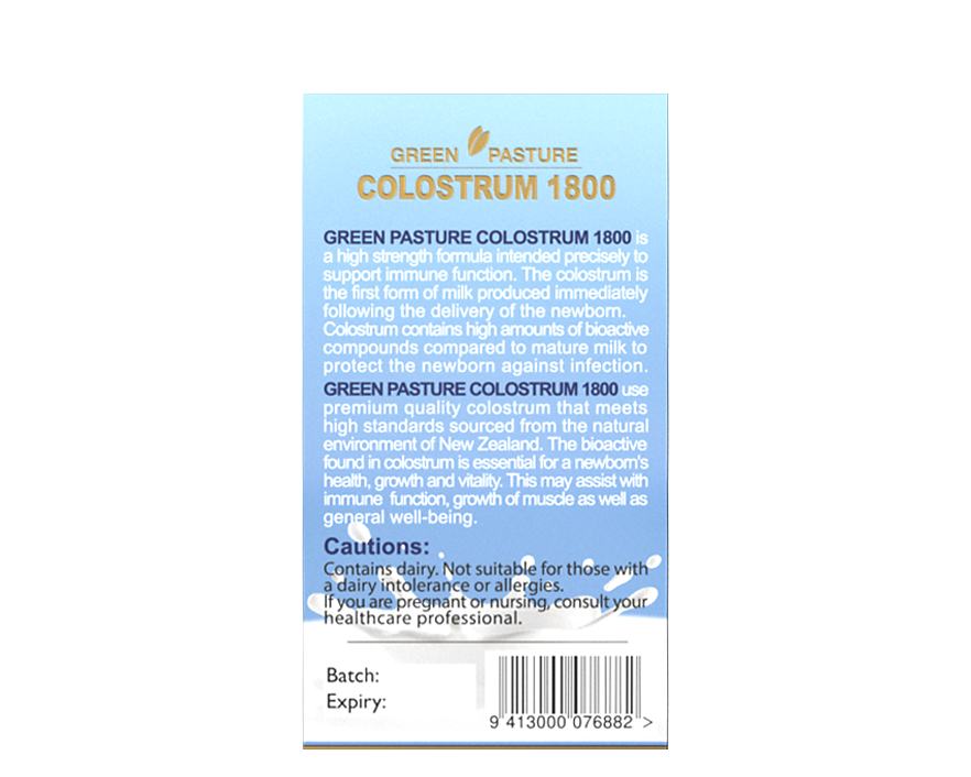 Colostrum 1800 - 365 Health Limited