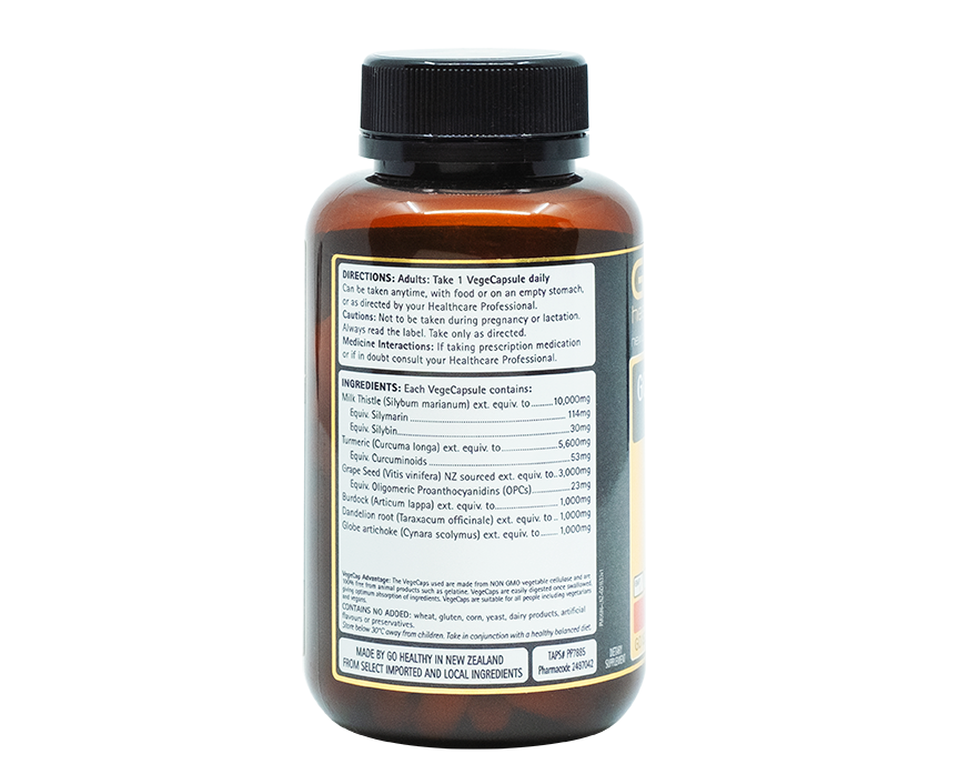 Go Healthy Go Liver Detox 1-A-Day 120capsules - 365 Health Limited