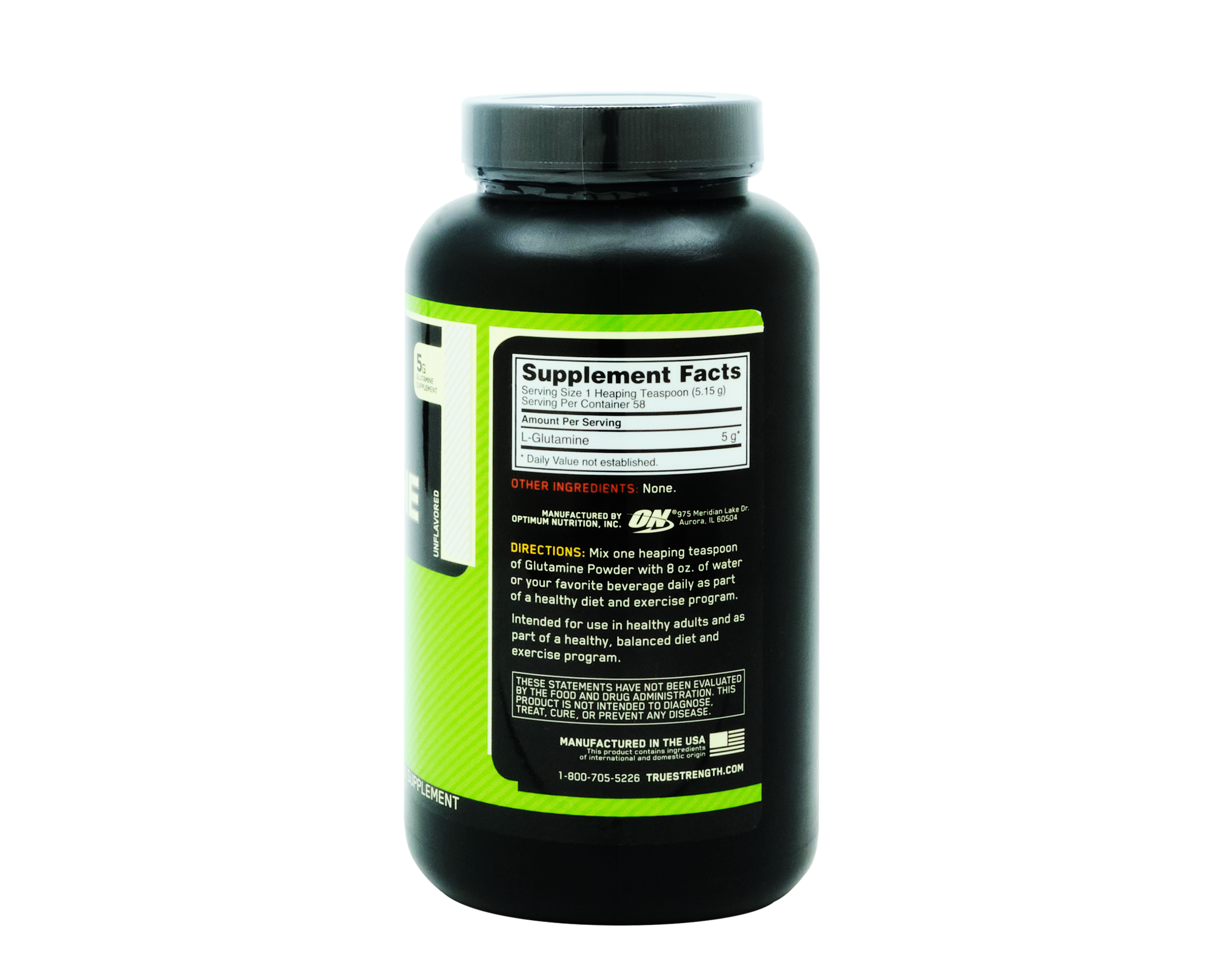 Optimum Nutrition Glutamine Powder 300g - 365 Health Limited