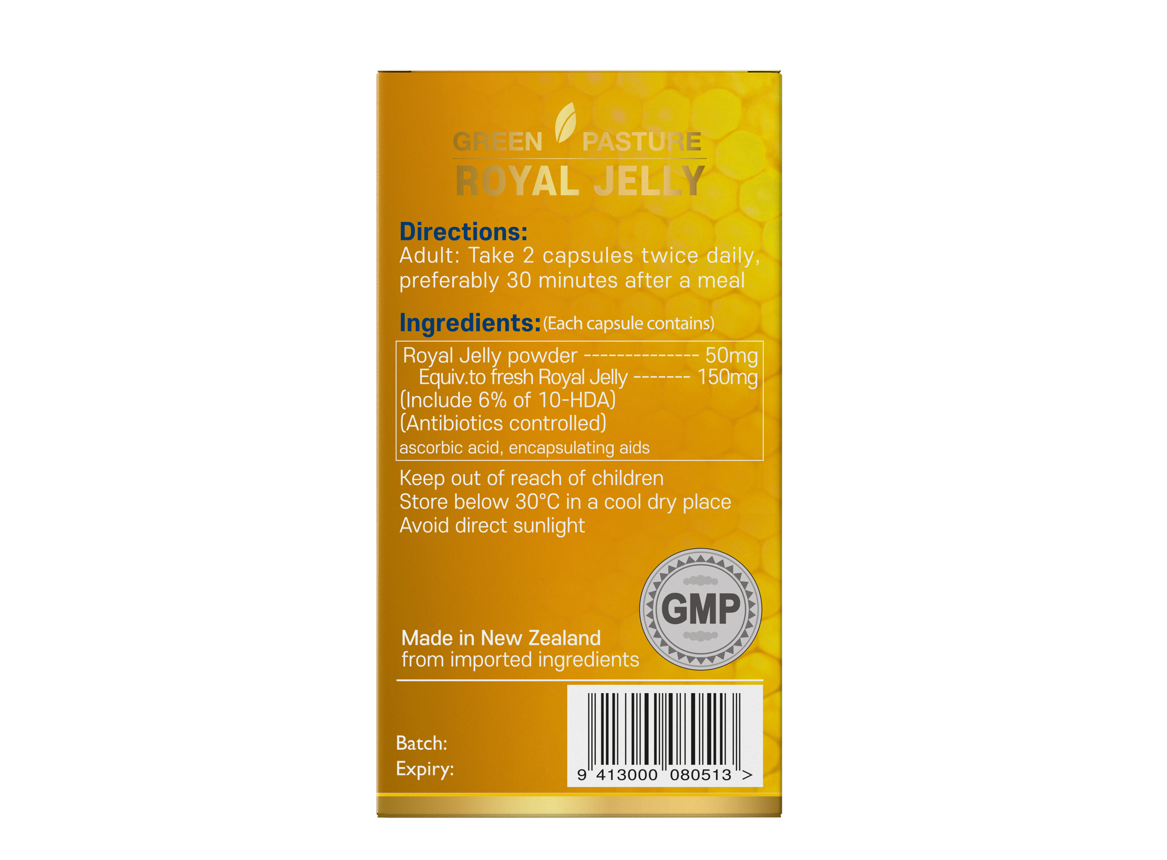 Royal Jelly 10HDA 6% - 365 Health Limited