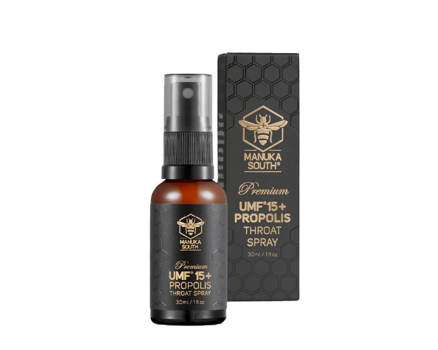 Manuka South UMF 15+ Propolis Throat Spray 30ml - 365 Health Limited